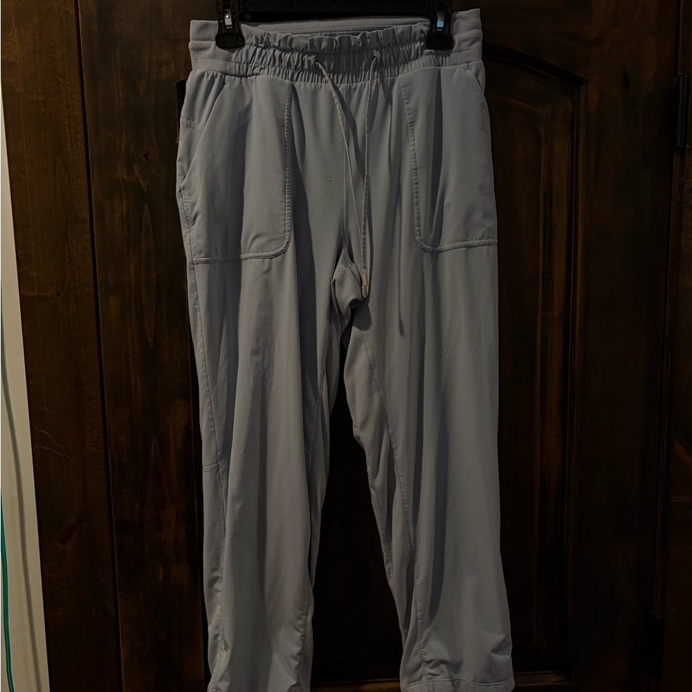 lululemon athletica Light Gray Track Pants